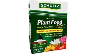 With Schultz, you add 7 drops each time you water your plants. It's extremely simple to use.